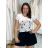 Tričko krátky rukáv dámske LUCY (S/M/L ONE SIZE) TALIANSKA MÓDA IMM25M299H