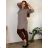 Tunika prodloužená 3/4 rukáv dámská nadrozměr (2XL/3XL ONE SIZE) TALIANSKA MóDA IM324SUMER