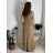 Šaty elegantní společenské dlouhé na ramínka dámské (XS/S/M/L ONE SIZE) ITALSKÁ MÓDA IM322045