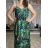 Šaty dlhé letné na ramienka dámske LOLA (S/M/L ONE SIZE) TALIANSKA MÓDA IMPEM2455618