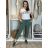 Kalhoty strečové dlouhé dámské (S/M/L ONE SIZE) ITALSKá MODA IM4240137