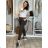 Kalhoty strečové dlouhé dámské (S/M/L ONE SIZE) ITALSKá MODA IM4240137
