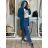 Cardigan pletený teplý dlhý rukáv dámsky (S/M/L ONE SIZE) TALIANSKA MÓDA IMD221886/DR M / L vínová