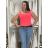 Tielko klasik letné dámske (S/M ONE SIZE) TALIANSKA MóDA IMM22363/DU šedá S/M
