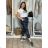 Nohavice strečové dlhé dámske (S/M/L ONE SIZE) TALIANSKA MODA IM424274