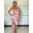 Šaty elegantné saténové spoločenské na ramienka dámske (S/M ONE SIZE) TALIANSKA MÓDA IM322MONICA/DR -   tmavo tyrkysová
,   S/M