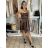 Šaty elegantné spoločenské na ramienka dámske Lolita (XS/S ONE SIZE) TALIANSKA MóDA IM322461