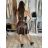 Šaty elegantné spoločenské na ramienka dámske Lolita (XS/S ONE SIZE) TALIANSKA MóDA IM322461
