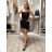 Šaty mini letné pletené na ramienka dámske (XS/S/M ONE SIZE) TALIANSKA MóDA IMM252471