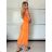 Šaty dlhé letné elegantné na ramienka dámske GIO (XS/S/M ONE SIZE) TALIANSKA MÓDA IMWCH251339
