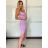 Šaty dlhé letné elegantné na ramienka dámske GIO (XS/S/M ONE SIZE) TALIANSKA MÓDA IMWCH251339