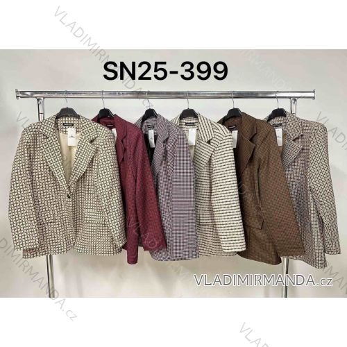 Sako elegantný dlhý rukáv dámske (S/M/L ONE SIZE) TALIANSKA MÓDA IMWCA2837