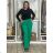 Nohavice dlhé letné dámske (S/M/L ONE SIZE) TALIANSKA MÓDA IMD23417/DUR -   zelená -   M / L