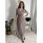 Šaty dlhé elegantné icecool bez rukávov dámske (M/L, XL/XXL) AINUOSI TALIANSKA MODA IMB229927