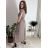Šaty dlhé elegantné icecool bez rukávov dámske (M/L, XL/XXL) AINUOSI TALIANSKA MODA IMB229927