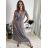 Šaty dlhé elegantné icecool bez rukávov dámske (M/L, XL/XXL) AINUOSI TALIANSKA MODA IMB229927