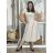 Šaty dlhé letné oversize krátky rukáv dámske (S/M/L ONE SIZE) TALIANSKA MÓDA IMWAD251395