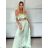 Súprava elegantný top krátky rukáv a nohavice dlhé dámske (S/M/L ONE SIZE) TALIANSKA MÓDA IMPOC2510102