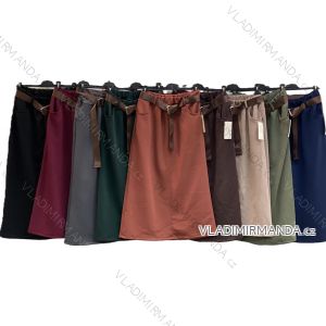 Sukňa dlhá s opaskom dámska (S/M/L ONE SIZE) TALIANSKA MÓDA IMC25404