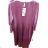 Šaty voľnočasové dlhý rukáv dámske (S/M/L ONE SIZE) TALIANSKA MÓDA IMSM250210