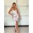 Šaty dlhé letné kvetované a leopardie na ramienka dámske PAIPER (XS/S/M ONE SIZE) TALIANSKA MÓDA IMWHD252147-3/DUR XS/S/M fialová