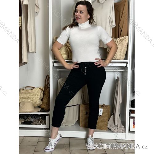 Nohavice strečové dámske KNOCK  (S/M/L ONE SIZE) TALIANSKA MÓDA IMC25324