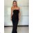 Šaty dlhé elegantný letný carmen cez prsia dámske (XS/S/M ONE SIZE) TALIANSKA MÓDA IMM25M34075