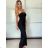 Šaty dlhé elegantný letný carmen cez prsia dámske (XS/S/M ONE SIZE) TALIANSKA MÓDA IMM25M34075