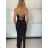 Šaty dlhé elegantný letný carmen cez prsia dámske (XS/S/M ONE SIZE) TALIANSKA MÓDA IMM25M34075