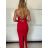 Šaty dlhé elegantný letný carmen cez prsia dámske (XS/S/M ONE SIZE) TALIANSKA MÓDA IMM25M34075