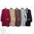 Šaty úpletové dlhý rukáv dámske MARIA (S/M/L ONE SIZE) TALIANSKA MÓDA IMD25169