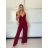 Overal dlhý elegantný na ramienka dámsky (S/M/L ONE SIZE) TALIANSKA MÓDA IMPBB2530386s
