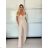 Overal dlhý elegantný na ramienka dámsky (S/M/L ONE SIZE) TALIANSKA MÓDA IMPBB2530386s/DUR -   vínová -   S/M/L