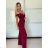 Overal dlhý elegantný na ramienka dámsky (S/M/L ONE SIZE) TALIANSKA MÓDA IMPBB2530386s/DUR -   vínová -   S/M/L