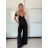 Overal dlhý elegantný na ramienka dámsky (S/M/L ONE SIZE) TALIANSKA MÓDA IMPBB2530386s/DUR -   vínová -   S/M/L