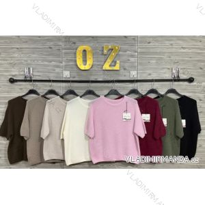 Sveter slabý krátky rukáv dámsky (S/M/L ONE SIZE) IMPOZ258001