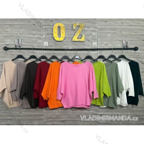 Sveter slabý dlhý rukáv dámsky (S/M/L ONE SIZE) IMPOZ2583752