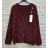 Sveter teplý dlhý rukáv dámsky (S/M/L ONE SIZE) IMPOZ25YNK-84012