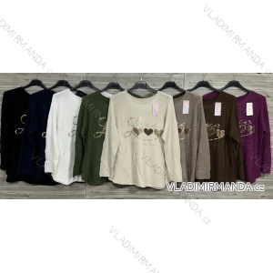 Tunika 3/4 dlhý rukáv dámska (S/M/L ONE SIZE) TALIANSKA MÓDA IMPOZ25XDJ-24016love