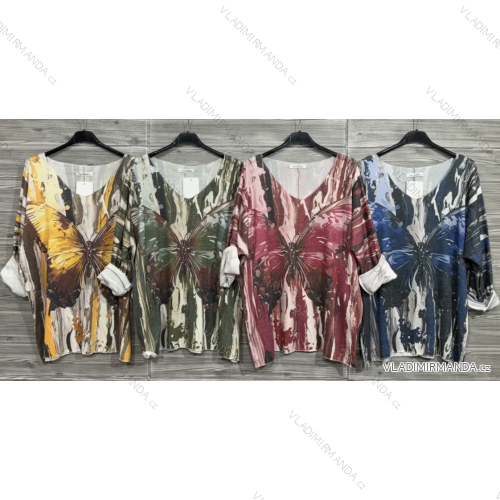 Tunika 3/4 dlhý rukáv dámska (S/M/L ONE SIZE) TALIANSKA MÓDA IMPOZ25LW-90003