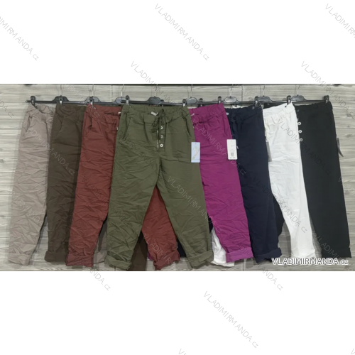 Nohavice dlhé dámske (S/M/L ONE SIZE) TALIANSKA MÓDA IMPOZ25LV-25429