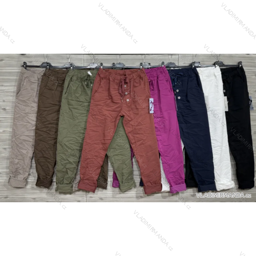 Nohavice dlhé dámske (S/M/L ONE SIZE) TALIANSKA MÓDA IMPOZ25LV-25430