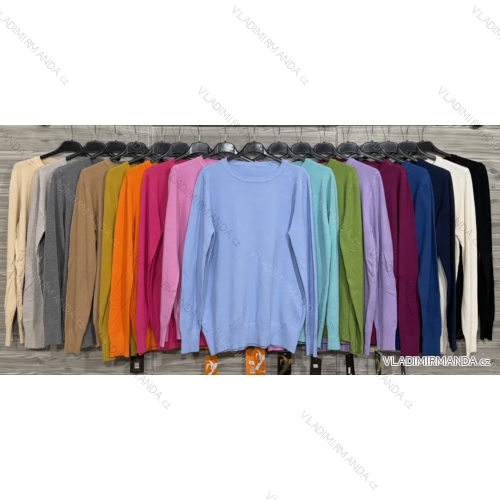 Sveter slabý dlhý rukáv dámsky (S/M/L ONE SIZE) IMPOZ25SM-24006