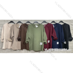 Tunika 3/4 dlhý rukáv dámska (S/M/L ONE SIZE) TALIANSKA MÓDA IMPOZ25SM-3187