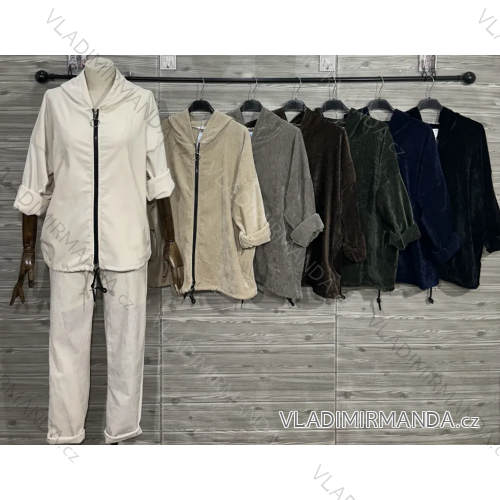 Mikina slabá s kapucňou na zips dlhý rukáv dámska (S/M/L ONE SIZE) IMPOZ25SM-3115