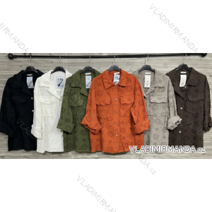 Košeľa klasik dlhý rukáv dámska (S/M/L ONE SIZE) IMPOZ25JSD-16521
