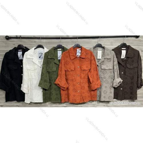 Košeľa klasik dlhý rukáv dámska (S/M/L ONE SIZE) IMPOZ25JSD-16521