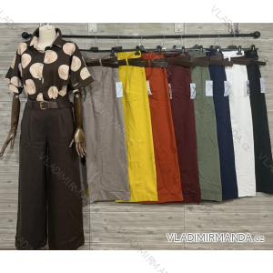 Nohavice dlhé s opaskom dámske (S/M/L ONE SIZE) IMPOZ25LV-25356