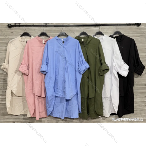 Košeľa predĺžená 3/4 dlhý rukáv dámska (S/M/L ONE SIZE) IMPOZ25JMD-3526