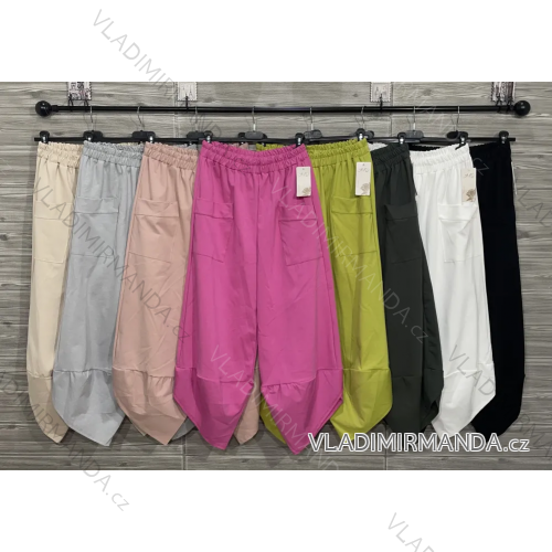 Nohavice letné dámske (S/M/L ONE SIZE) TALIANSKA MÓDA IMPOZ25JMD-2755